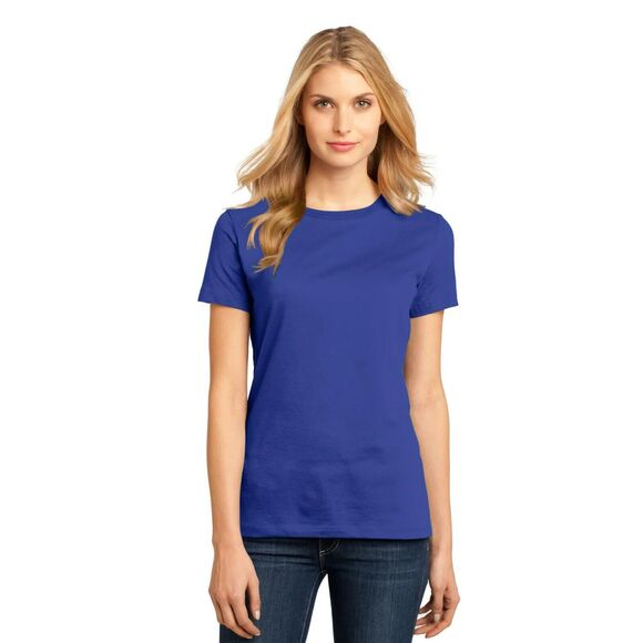32 Degrees Tops - 32 Degrees Ladies' Short Sleeve Ribbed Top, Royal Blue, S